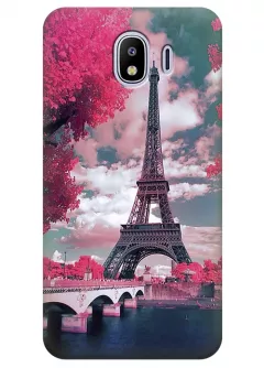 Чехол для Galaxy J4 - Весенний Париж