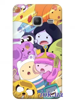 Чехол для Galaxy J1 2016 - Adventure Time