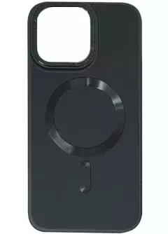 Кожаный чехол Bonbon Leather Metal Style with MagSafe для Apple iPhone 11 Pro Max (6.5"), Черный / Black