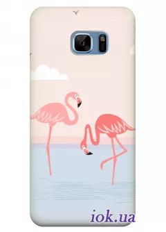 Чехол для Galaxy Note 7 - Экзотические птицы