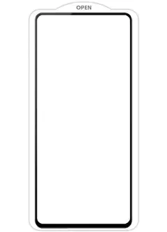 Защитное стекло SKLO 5D (тех.пак) для Oppo A98, Черный / Белая подложка
