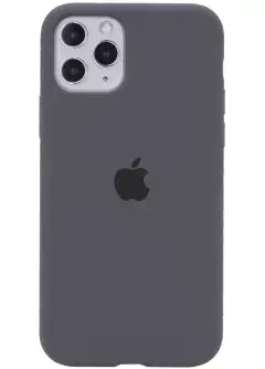 Чехол Silicone Case Full Protective (AA) для Apple iPhone 11 Pro (5.8"), Серый / Dark Grey