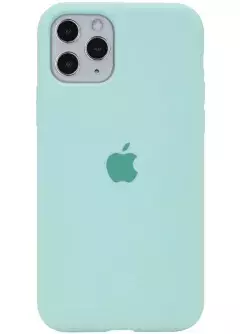 Чехол Silicone Case Full Protective (AA) для Apple iPhone 11 Pro Max (6.5"), Бирюзовый / Turquoise