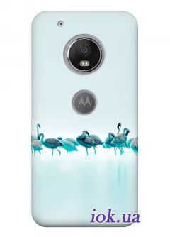 Чехол для Motorola Moto G5 Plus - Фламинго