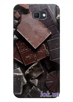 Чехол для Galaxy J5 Prime - Шоколадный принт