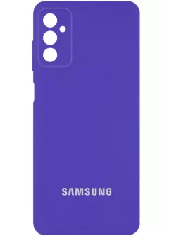 Чехол Silicone Cover Full Camera (AA) для Samsung Galaxy M52, Фиолетовый / Purple