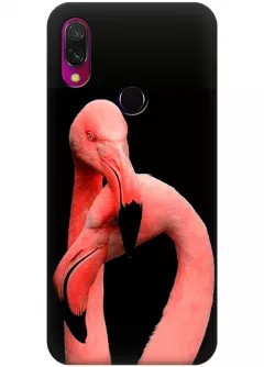 Чехол для Xiaomi Redmi Y3 - Пара фламинго