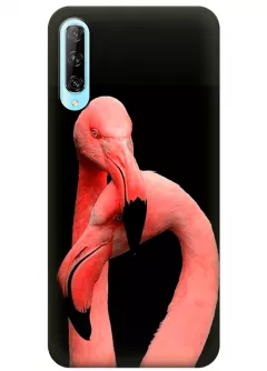 Чехол для Huawei P Smart Pro - Пара фламинго