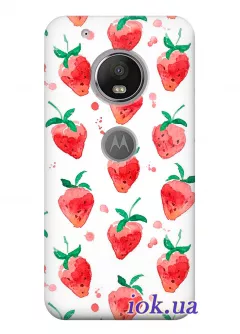 Чехол для Motorola Moto G5 Plus - Strawberry