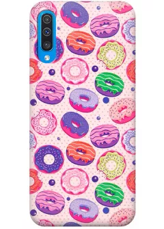 Чехол для Galaxy A50 - Пончики