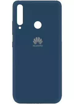 Чехол Silicone Cover My Color Full Protective (A) для Huawei P40 Lite E || Huawei Y7p, Синий / Navy blue