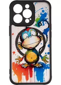Чехол Gelius Print Case UV (Magsafe) для iPhone 13 Pro Monkey