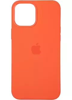 Original Full Soft Case (MagSafe Splash Screen) for iPhone 12 Pro Max Electric Orange