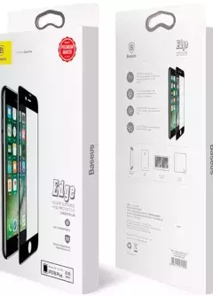 Защитное стекло Baseus (OR) All-Screen Tempered Glass iPhone 7Plus/8 Plus (SGAPIPH8P-KA01) Black (0.3mm)