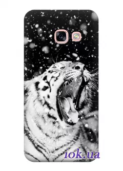 Чехол для Galaxy A3 2017 - Белый тигр