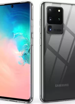 TPU чехол Epic Transparent 1,0mm для Samsung Galaxy S20 Ultra, Бесцветный (прозрачный)