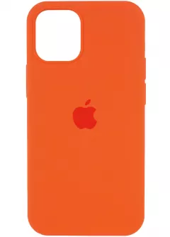 Чехол Silicone Case Full Protective (AA) для Apple iPhone 13 Pro Max (6.7"), Оранжевый / Kumquat