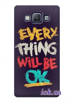 Чехол для Galaxy A3 - Everything will be ok