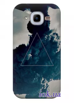 Чехол для Galaxy J2 2016 - Дымный треугольник