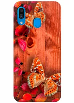 Чехол для Galaxy A30 - Бабочки на дереве