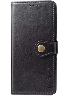 Кожаный чехол книжка GETMAN Gallant (PU) для Xiaomi Mi 11, Черный
