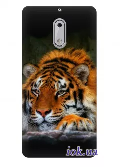 Чехол для Nokia 6 - Шикарный тигр