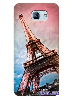 Чехол для Galaxy A8 2016 - Эйфелева башня