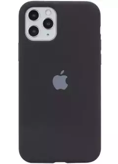 Чехол Silicone Case Full Protective (AA) для Apple iPhone 11 Pro Max (6.5"), Черный / Black