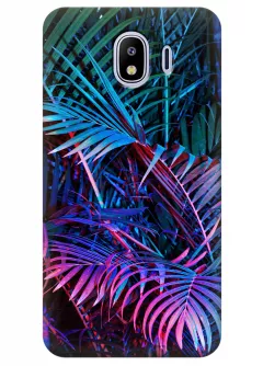 Чехол для Galaxy J4 - Palm leaves