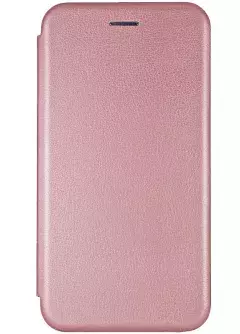 Кожаный чехол (книжка) Classy для Samsung Galaxy A30s, Rose Gold