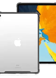 TPU+PC чехол Simple c усиленными углами для Apple iPad Pro 11" (2018), Серый (прозрачный)