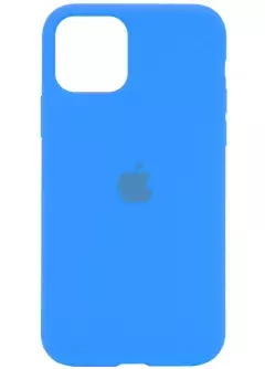 Чехол Silicone Case Full Protective (AA) для Apple iPhone 11 (6.1"), Голубой / Blue