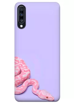Чехол для Galaxy A70s - Розовая змея