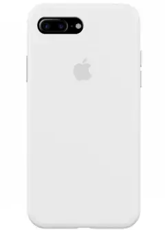 Чехол Silicone Case Full Protective (AA) для Apple iPhone 7 plus || Apple iPhone 8 plus, Белый / White