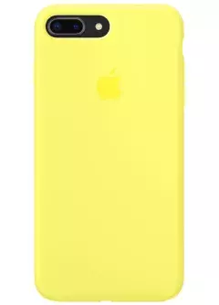 Чехол Silicone Case Full Protective (AA) для Apple iPhone 8 plus || Apple iPhone 7 plus, Желтый / Yellow