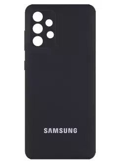 Чехол Silicone Cover Full Camera (AA) для Samsung Galaxy A13 4G, Черный / Black