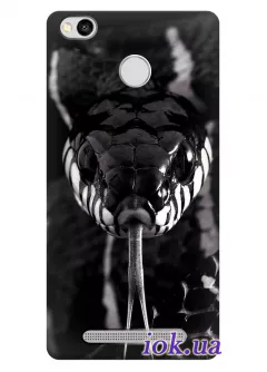 Чехол для Xiaomi Redmi 3S - Чёрная змея