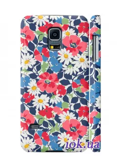 Чехол для Galaxy S5 Mini - Чудесные цветы