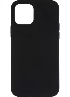 Original Full Soft Case for iPhone 12 Pro Max Black (without logo)