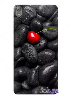  Чехол для Sony Xperia E5 - Winter cherry  