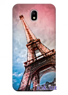 Чехол для Galaxy J3 2017 - Эйфелева башня
