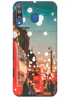 Чехол для Galaxy M30 - Вечерний Лондон