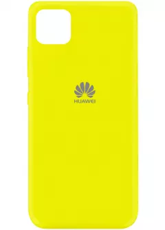 Чехол Silicone Cover My Color Full Protective (A) для Huawei Y5p, Желтый / Flash