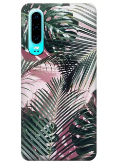 Чехол для Huawei P30 - Пальмовые листья