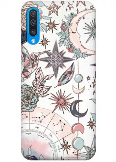 Чехол для Galaxy A50 - Лунная абстракция