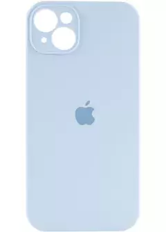 Чехол Silicone Case Full Camera Protective (AA) для Apple iPhone 15 Plus (6.7"), Голубой / Sweet Blue