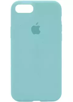 Чехол Silicone Case Full Protective (AA) для Apple iPhone SE (2020), Бирюзовый / Swimming pool