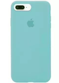 Чехол Silicone Case Full Protective (AA) для Apple iPhone 7 plus || Apple iPhone 8 plus, Бирюзовый / Swimming pool