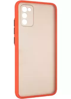 Gelius Bumper Mat Case for Samsung A025 (A02s) Red