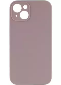 Чехол Silicone Case Full Camera Protective (AA) NO LOGO для Apple iPhone 13 (6.1"), Серый / Lavender